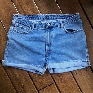 Vintage Ralph Lauren Shorts Denim Cutoffs Sz 14
